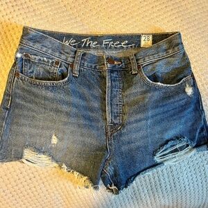 Free People Jean shorts size 28